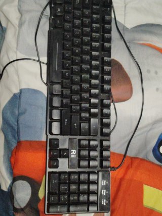 Teclado Rii RGB Negro Multicolor