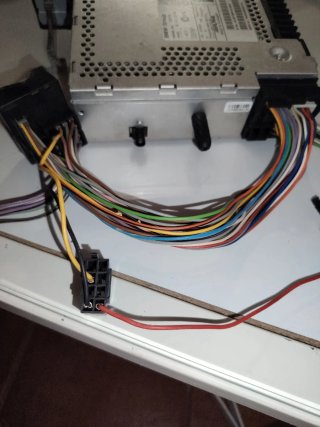 Radio BMW Prof. CD73 + Cableado completo