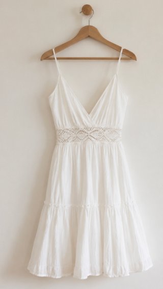 Vestido blanco mujer