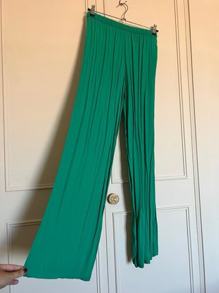 Pantalón ancho verde