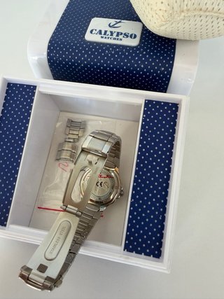 Reloj Calypso Negro y Plateado