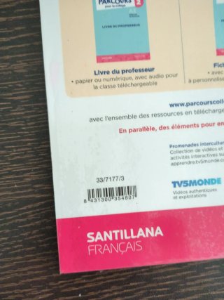 Parcours pour college A2  Santillana 1 ero Eso