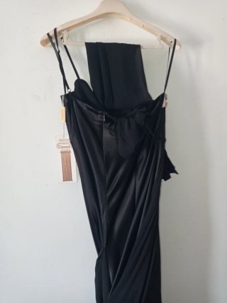 Abito lungo Impero Couture nero taglia 44