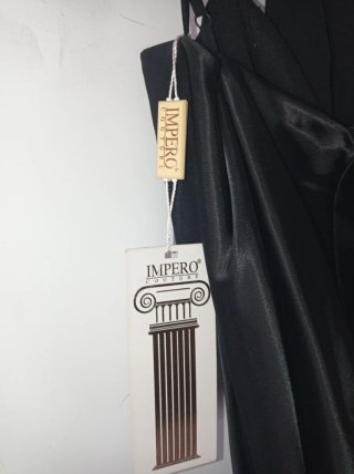 Abito lungo Impero Couture nero taglia 44