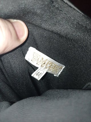 Abito lungo Impero Couture nero taglia 44