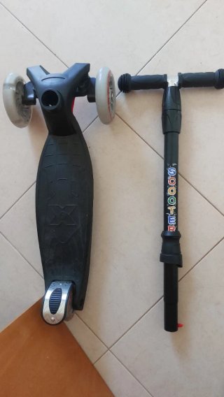 Patinete infantil 3 ruedas negro