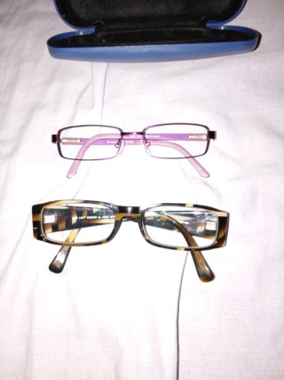 Montura de gafas Sunoptic morado y marrón