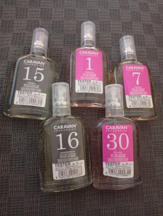 Caravan Fragancias 30ml - Lotes 15, 1, 7, 16, 30