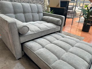 Sofá Cama 2 Plazas Gris Tela