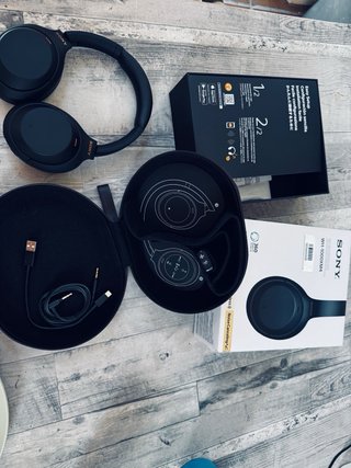 Cascos Sony WH-1000XM4 Inalámbricos Diadema Negros