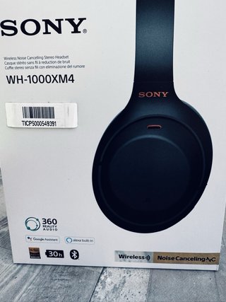 Cascos Sony WH-1000XM4 Inalámbricos Diadema Negros