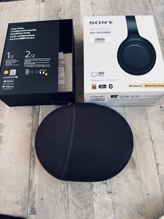 Cascos Sony WH-1000XM4 Inalámbricos Diadema Negros