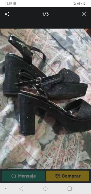 Zapatos de tacón negros