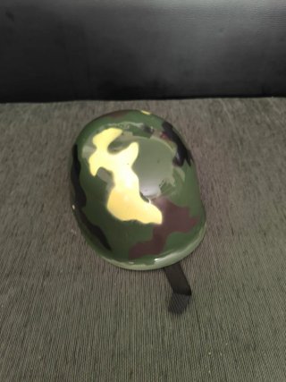 Casco militar camuflaje (Para Disfraces o Jugar)