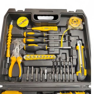 JUEGO TALADRO DE BATERIA LINEA HD Y ACCESORIOS+MALETIN, DOS BATERIAS, CARGADOR