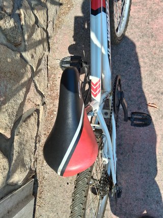 Bicicleta infantil blanca