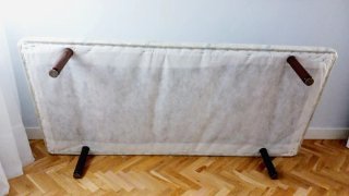 Base Tapizada Pikolin 90x190 + 4 Patas