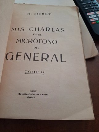 Libro antiguo,  Mis charlas en el Micrófono del...