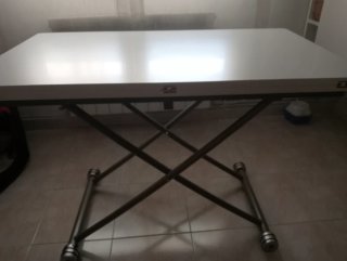 Mesa comedor,elevable y extensible de 100x57(114ab