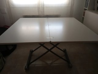Mesa comedor,elevable y extensible de 100x57(114ab
