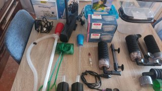 Lote productos de acuario