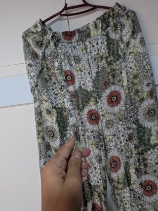 Pantalón estampado floral verano