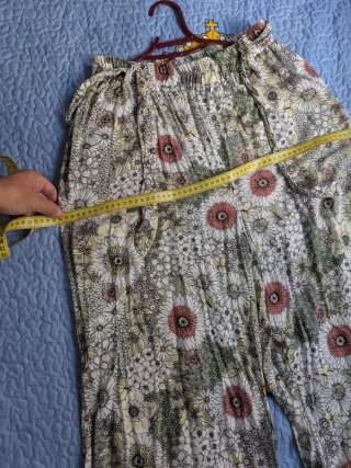 Pantalón estampado floral verano