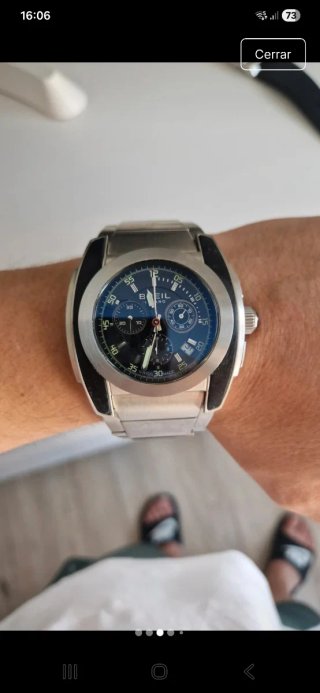 Reloj Breil Cronógrafo Acero Azul