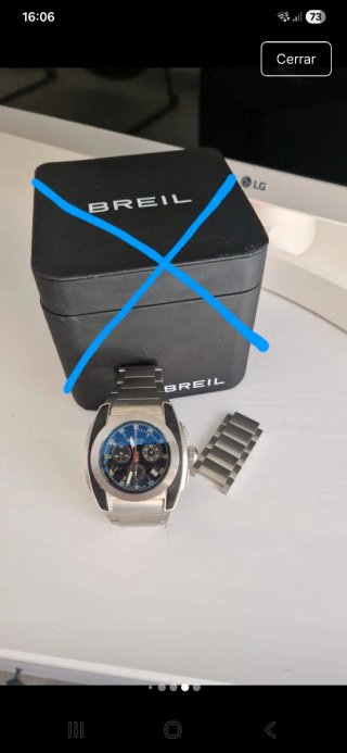 Reloj Breil Cronógrafo Acero Azul