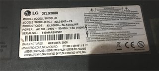 Despiece TV LG 32LG3000