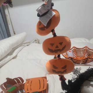 Accesorios Halloween: Calabazas y Telaraña