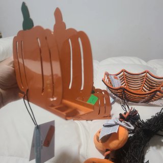 Accesorios Halloween: Calabazas y Telaraña