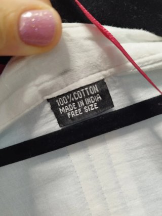 Camicione bianco lungo estivo