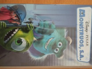 Monstruos S.A. VHS Disney Pixar Español