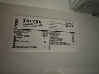 Frigorífico Combi Saivod CT186NFW-N No Frost