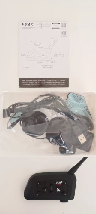 Intercomunicadores Ejeas V6 Pro+ para Casco