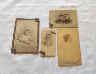 Fotografie epoca antiche albumina ritratti pz.4