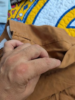 Pantalón ancho marrón