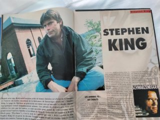 Revista Adrenalina Hebdo Stephen King poster