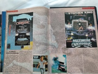 Revista Adrenalina Hebdo Stephen King poster