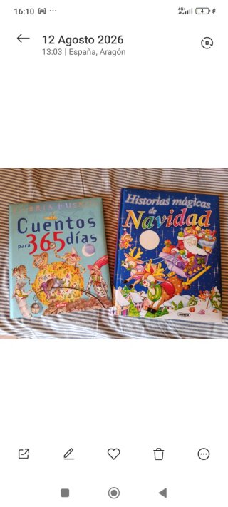 Dos libros de cuentos, Navidad y  Gloria Fuertes
