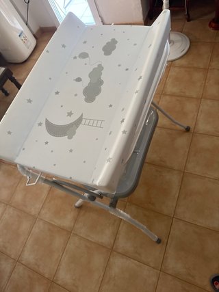 Bañera cambiador bebé estrellas