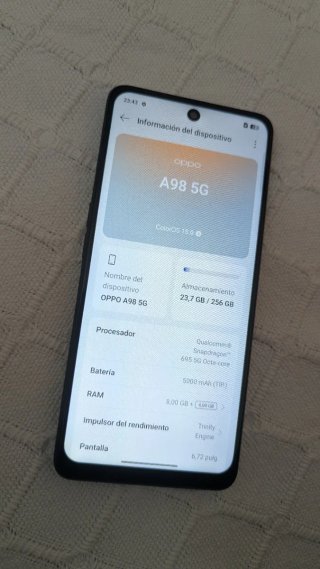 Oppo A98 5G 256GB Negro