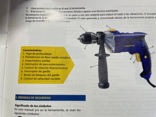 Taladro Percutor Goodyear 900W
