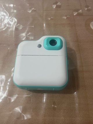 Cámara Instantánea Blanca y Verde