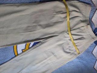 Pantalón ancho verde talla única