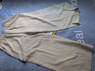 Pantalón ancho verde talla única