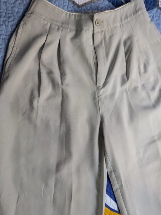 Pantalón ancho verde talla única