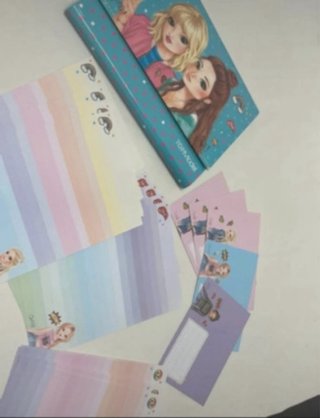 Carpeta diseño TOPModel +sobre+hojas
