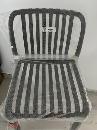 4 Taburetes Altos Cocina o Jardín Gris